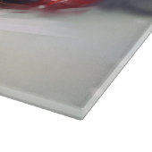 Grote Deen Kerstmis sneeuw winter Snijplank (Hoek)