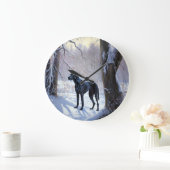 Grote Deen laat het sneeuwen Kerstmis Grote Klok (Huis)