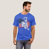 Grote Deen Leuk Hond voor Vrouwen Mannen T-shirt (Voorkant volledig)