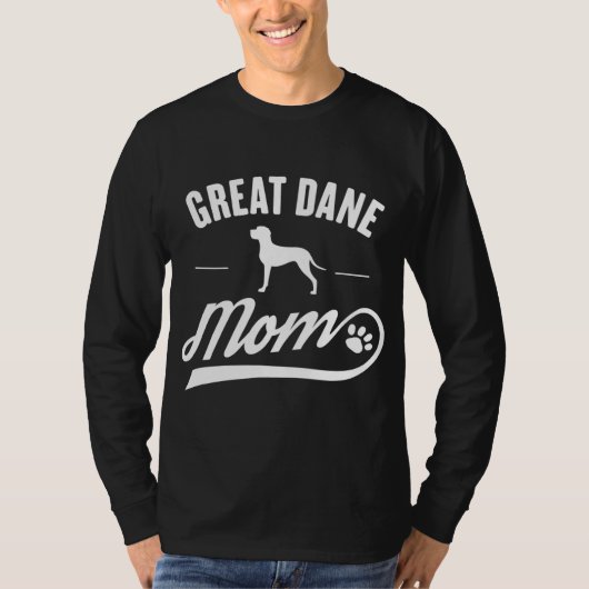 Grote Deen Mam - Hond Eigenaar Lover T-shirt (Voorkant)