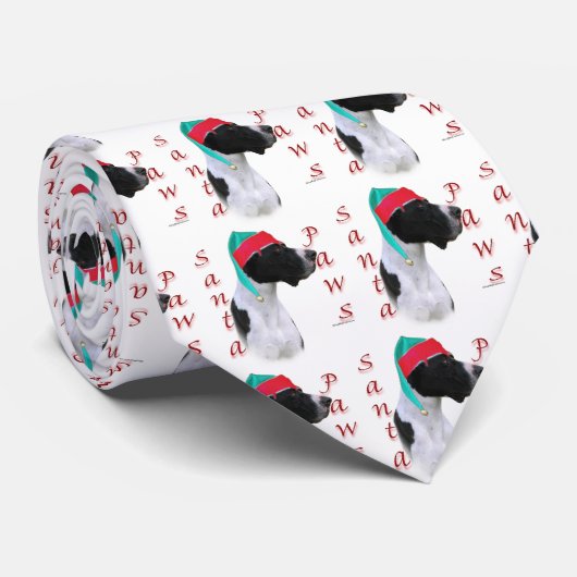 Grote Deen (mantel) Santa Paws Stropdas (Opgerold)