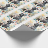 Grote Deen met paaseieren Cadeaupapier (Hoek)