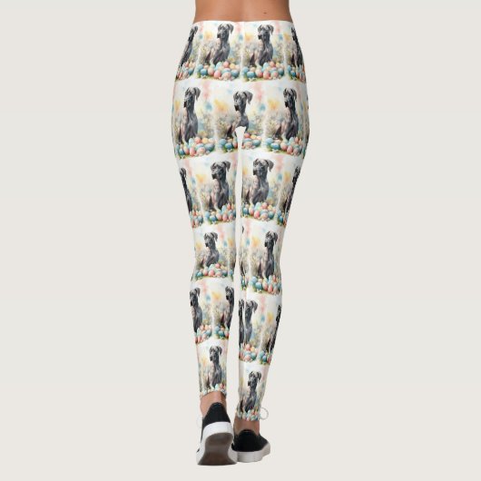 Grote Deen met paaseieren Leggings (Achterkant)