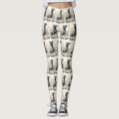 Grote Deen met paaseieren Leggings (Voorkant)