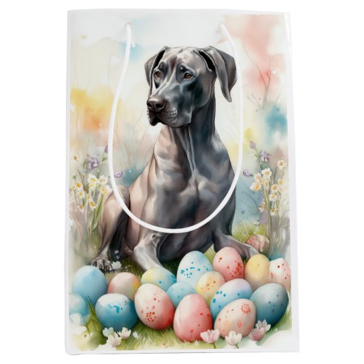 Grote Deen met paaseieren Medium Cadeauzakje (Voorkant)