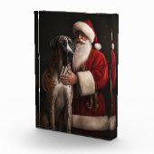 Grote Deen Met Sinterklaas Feestelijke Kerstmis Fotoblokken (Rechts)