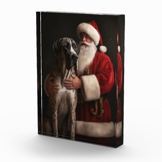 Grote Deen Met Sinterklaas Feestelijke Kerstmis Fotoblokken (Rechts)