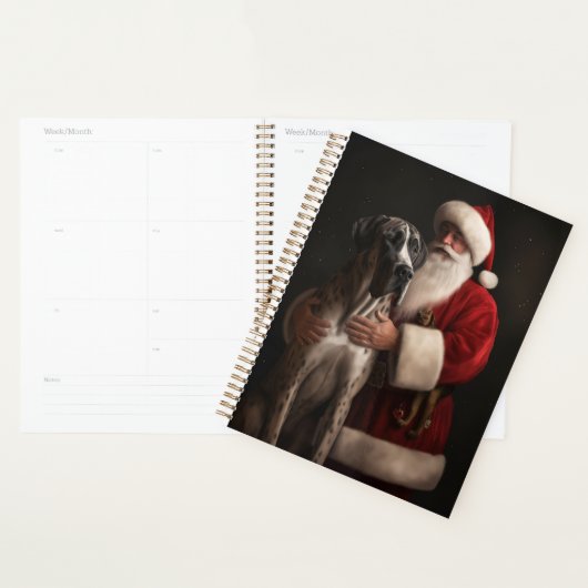 Grote Deen Met Sinterklaas Feestelijke Kerstmis Planner (Display)