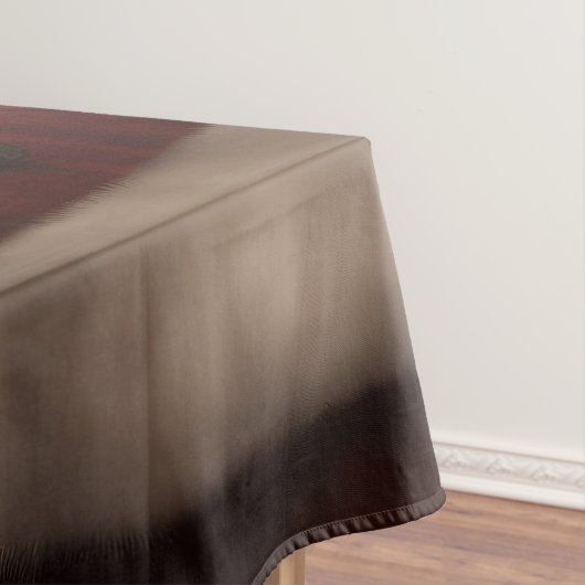 Grote Deen Met Sinterklaas Feestelijke Kerstmis Tafelkleed (Voorbeeld)