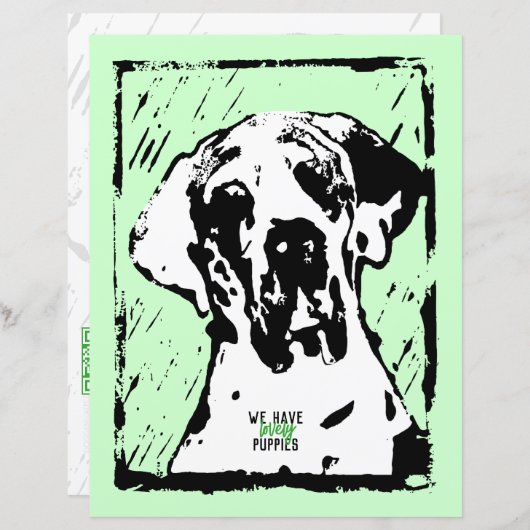 Grote Deen Modern Stationery (Voorkant / Achterkant)