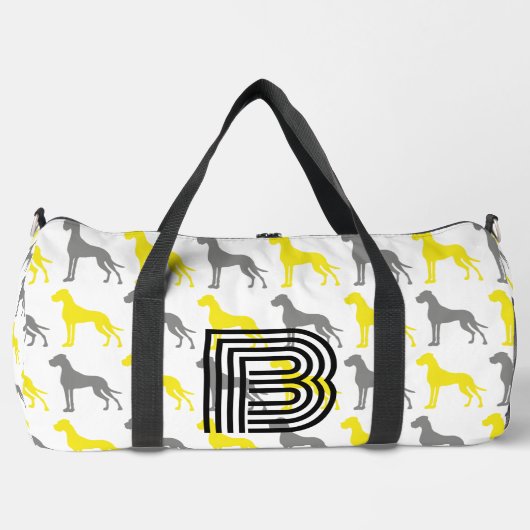 Grote Deen Monogramed Duffle Bag Plunjezak (Voorkant)