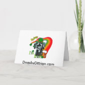 Grote Deen (onbewerkt) St Patricks Day Kaart (Achterkant)