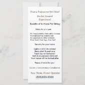 Grote Deen Ontspannen op Kauwbank Pet Sitter (Achterkant)