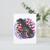 Grote Deen Patriot Briefkaart (Staand voorkant)