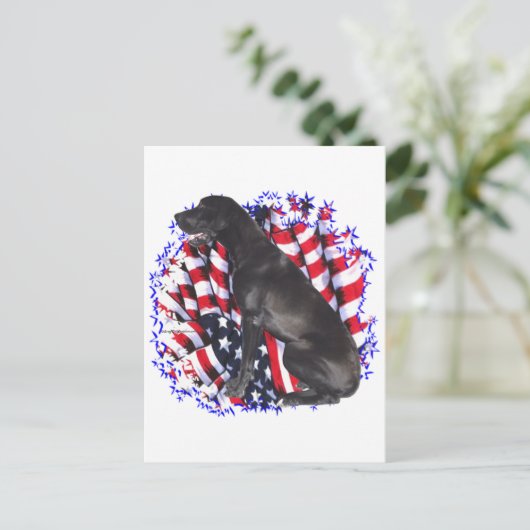 Grote Deen Patriot Briefkaart (Staand voorkant)