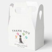 Grote Deen Pawty Puppy Dog Verjaardag Dank u Bedankdoosjes (Geopend)
