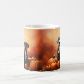 Grote Deen Puppy Herfst Delight Pompoen Koffiemok (Center)