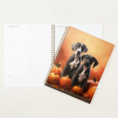 Grote Deen Puppy Herfst Delight Pompoen Planner (Display)