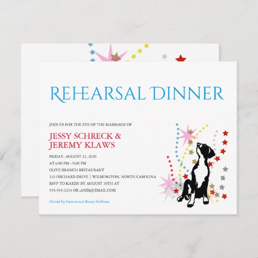 Grote Deen repetitie Kaart (Voorkant / Achterkant)