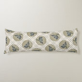 Grote Deen Schilderij Brindle Originele Pet Dog Ar Lichaamskussen (Voorkant)