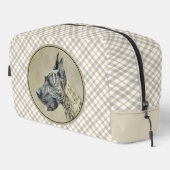 Grote Deen Schilderij Brindle Originele Pet Dog Ar Toilettasje (Rechterhoek)