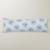 Grote Deen Schilderij Harlequin Originele Pet Dog  Lichaamskussen (Voorkant)