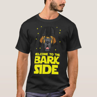 Grote Deen Training Bark Hond Kraag Dog Quotes T-shirt