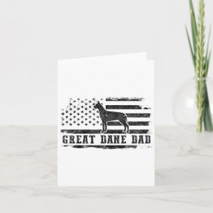 Grote Deen Vader Verontwaardigd Amerikaanse Vlag P Kaart