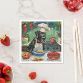 Grote Deen Vakantie Bakken: Feestelijke Kerstmis Servet (Insitu)