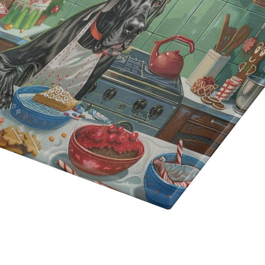 Grote Deen Vakantie Bakken: Feestelijke Kerstmis Snijplank (Hoek)