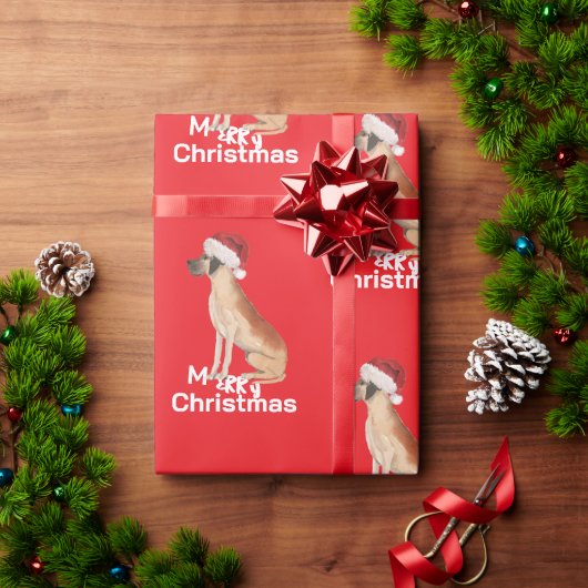 Grote Deen Vakantie Kerstmis Vrolijk Kerstman Hoed Cadeaupapier (Feestdagen Geschenken)