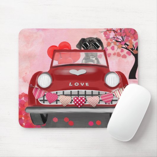 Grote Deen Valentijnsdag Delight Muismat (Met muis)