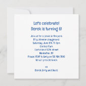 Grote Deen verjaardag uitnodiging, Hond verjaardag Kaart (Achterkant)