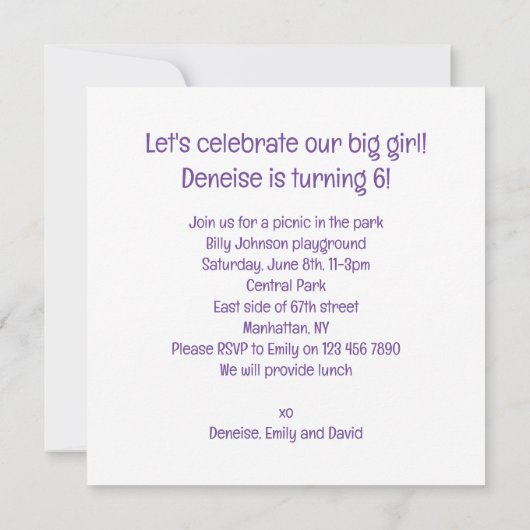 Grote Deen verjaardag uitnodiging, Hond verjaardag Kaart (Achterkant)