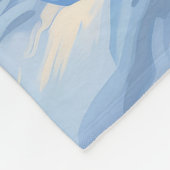 Grote Deen Winter Wonderland Kerstvreugde Fleece Deken (Hoek)