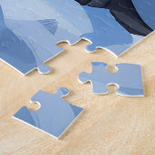 Grote Deen Winter Wonderland Kerstvreugde Legpuzzel (Zijkant)