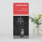 Grote Deen zwart rood (Staand voorkant)