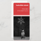 Grote Deen zwart rood (Voorkant / Achterkant)