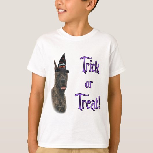 Grote Deense (brindle) truc T-shirt (Voorkant)
