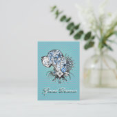 Grote Deense Businesscards Visitekaartje (Staand voorkant)