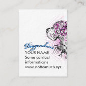 Grote Deense Businesscards Visitekaartje (Achterkant)
