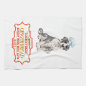 Grote Deense chef-kok bakken peperkoek Theedoek (Horizontaal)