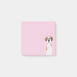 Grote Deense Fawnequin Hond Post-it® Notes