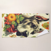  Grote Deense hond illustratie Badhanddoek (Badhanddoek)