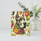  Grote Deense hond illustratie Briefkaart (Staand voorkant)