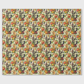  Grote Deense hond illustratie Cadeaupapier (Vlak)