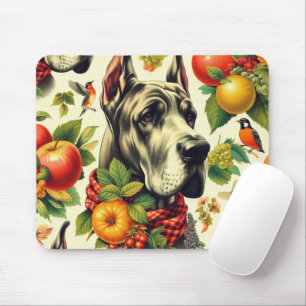 Grote Deense hond illustratie Muismat