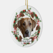 Grote Deense hond Keramisch Ornament (Rechts)