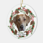 Grote Deense hond Keramisch Ornament (Links)