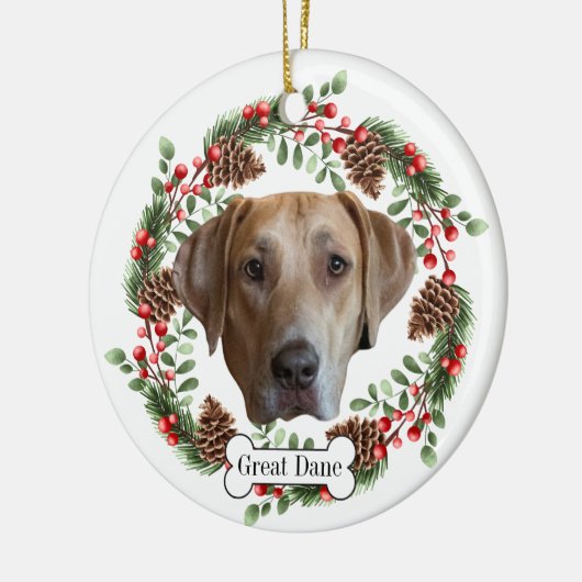 Grote Deense hond Keramisch Ornament (Links)